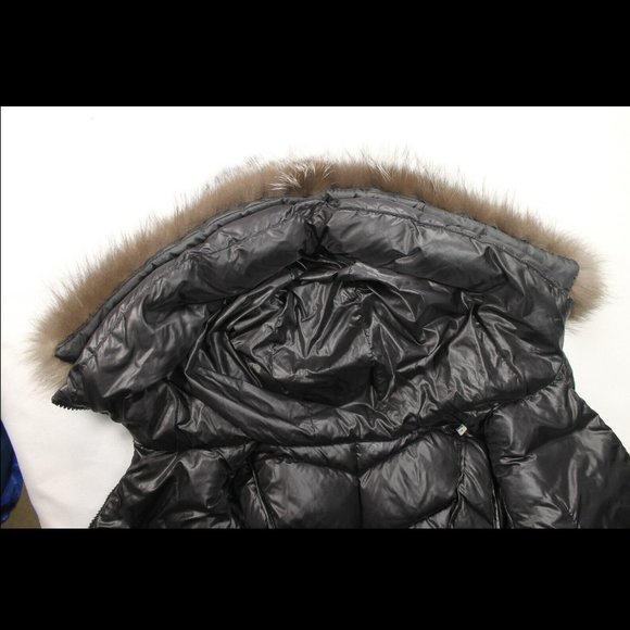 Moncler Brique Womens Puffer Coat Jacket 0 XS Parka Quilted down feather fill - Picture 4 of 14